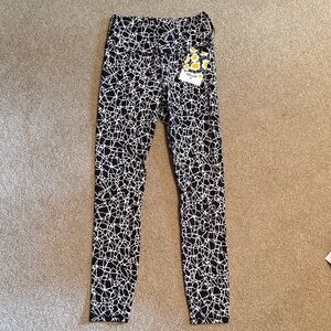 Diane Von Furstenberg Black and White Patterned Leggings